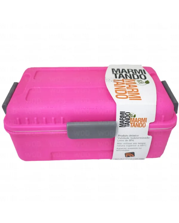 Comprar Marmita com Duas Divisórias 840ML Tam 19X10X8 — Gigantic Suplementos Marmita com Duas Divisórias 840ML Tam 19X10X8